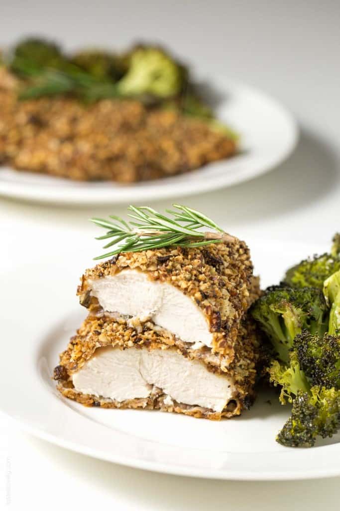 Rosemary Almond Crusted Chicken