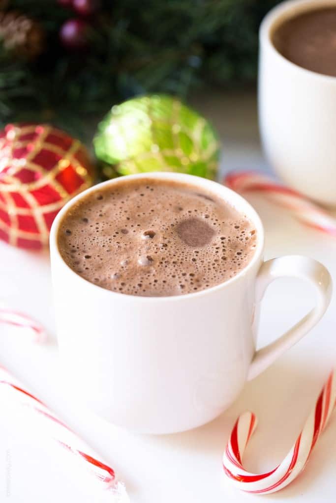 Dairy Free Hot Chocolate with Coconut Whipped Cream (Paleo, Vegan, Gluten Free)