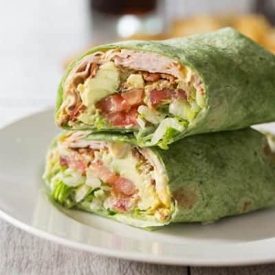 The Best Healthy California Club Turkey Wrap Recipe