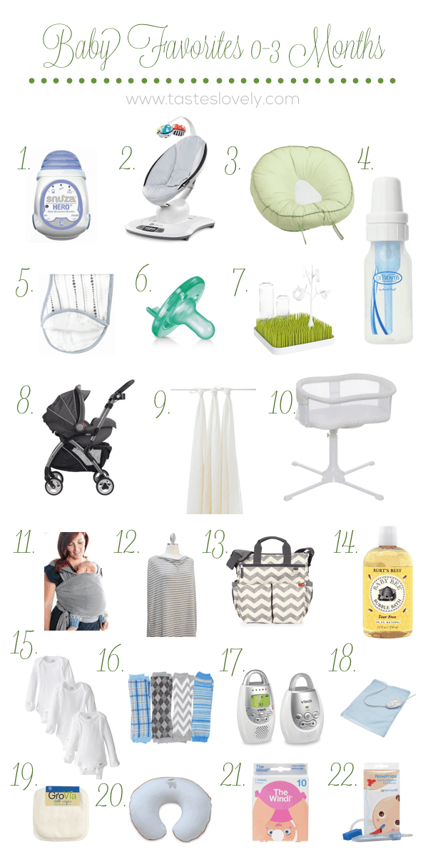 Baby Favorites :: 03 Months  Tastes Lovely