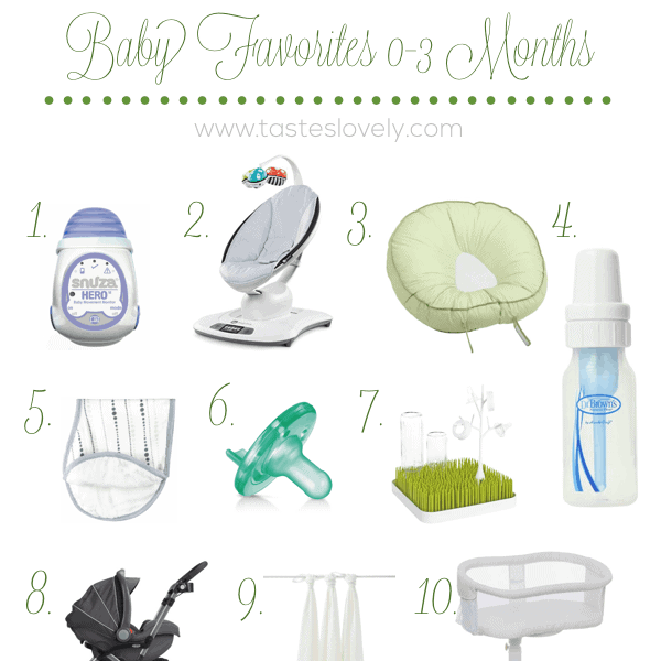 22 Newborn Baby (0-3 Months) Must Haves for the Minimialist Momma