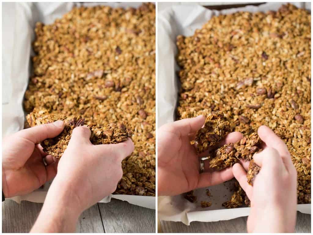 Nutty Coconut Oil Cluster Granola