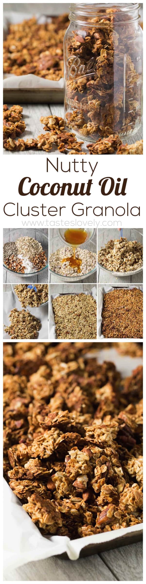 Nutty Coconut Oil Cluster Granola