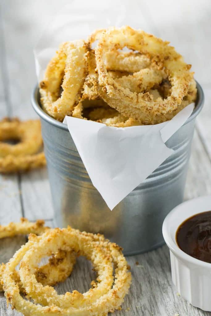 Crispy Oven Baked Onion Rings