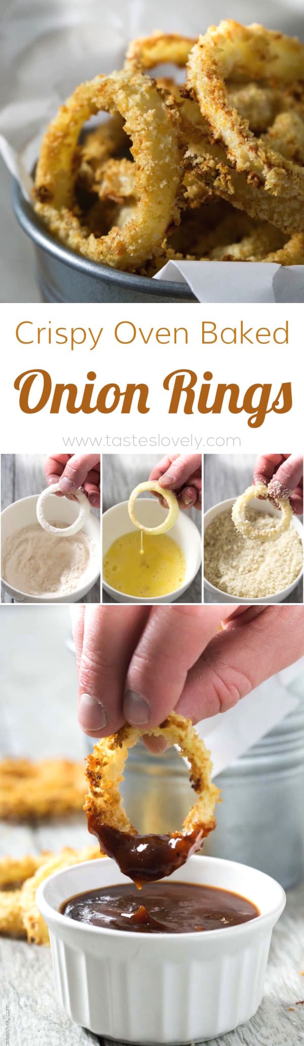 Crispy Oven Baked Onion Rings