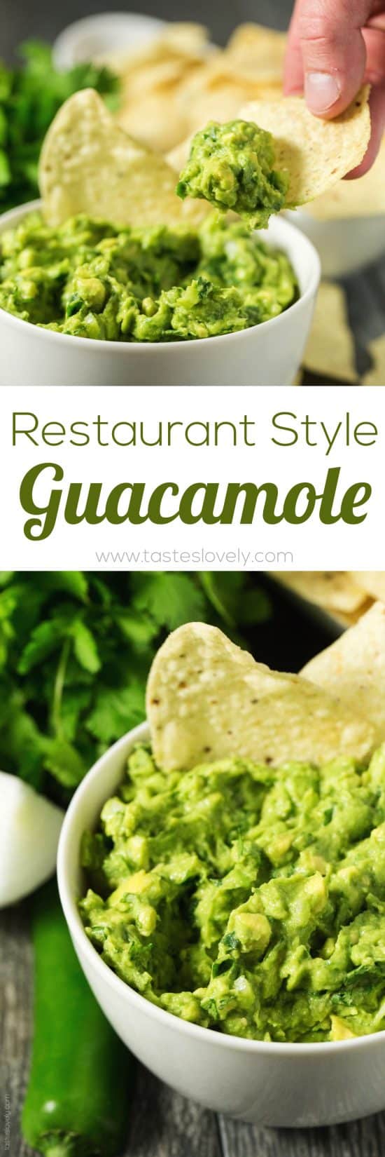 Mexican Restaurant Style Guacamole