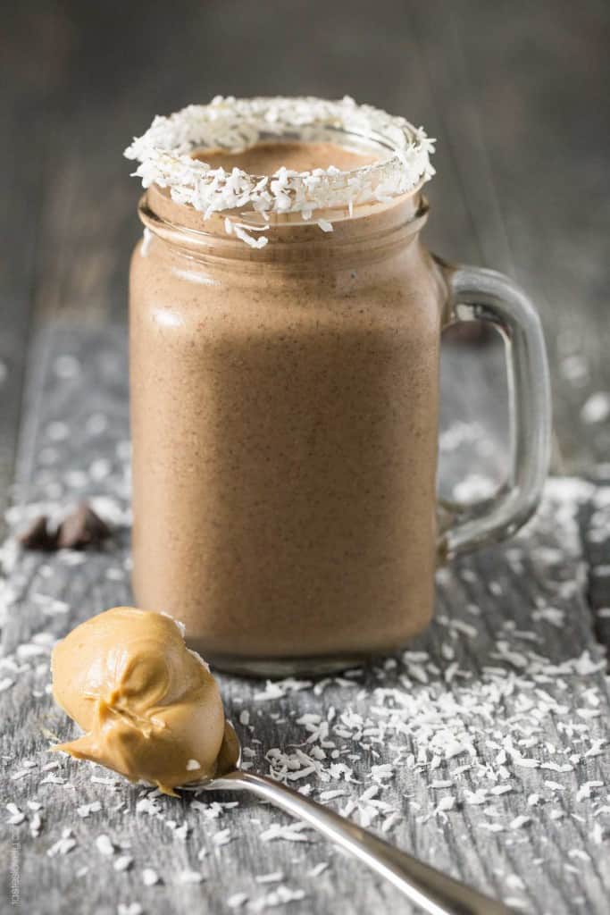 Peanut Butter Cocoa Coconut Smoothie