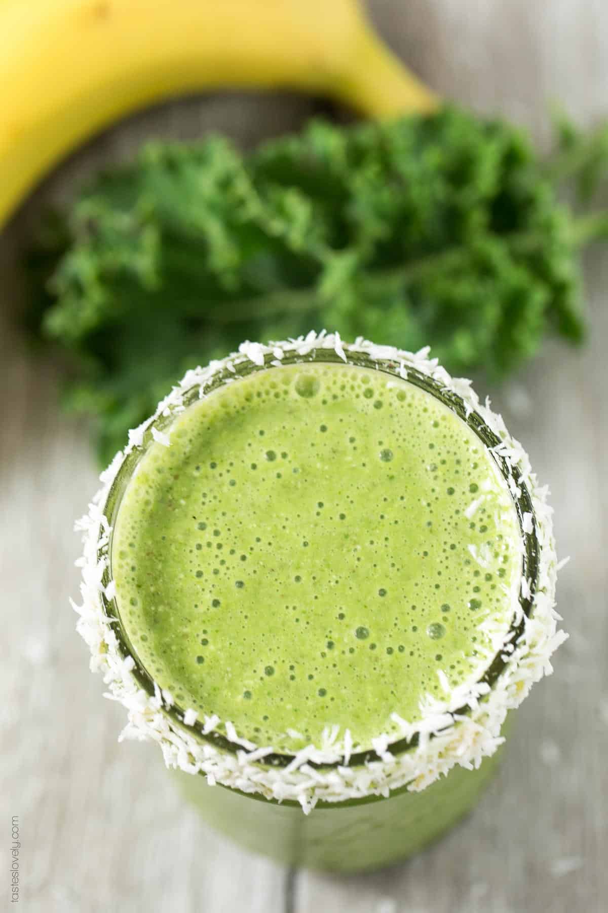 Kale Coconut Green Smoothie