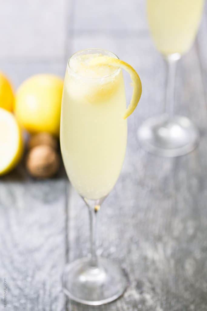 Lemon Sorbet Mimosa