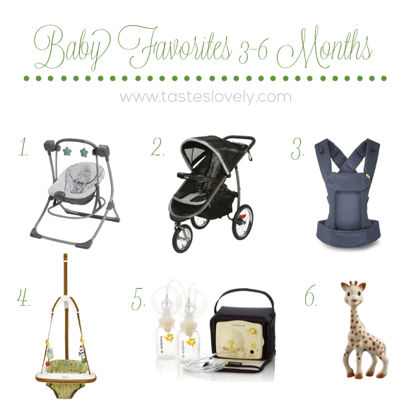 Baby Favorites 3-6 Months | tasteslovely.com