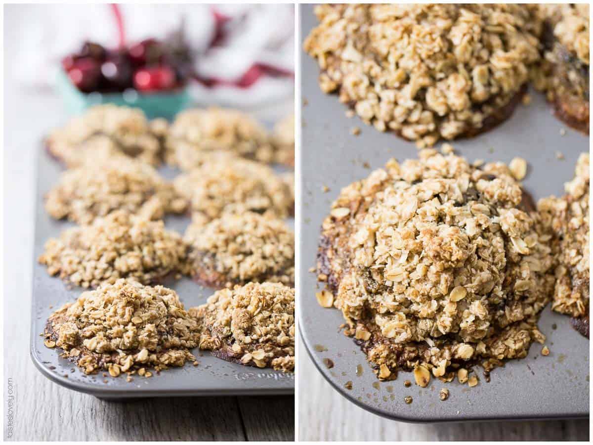 Healthy Cherry Oatmeal Muffins