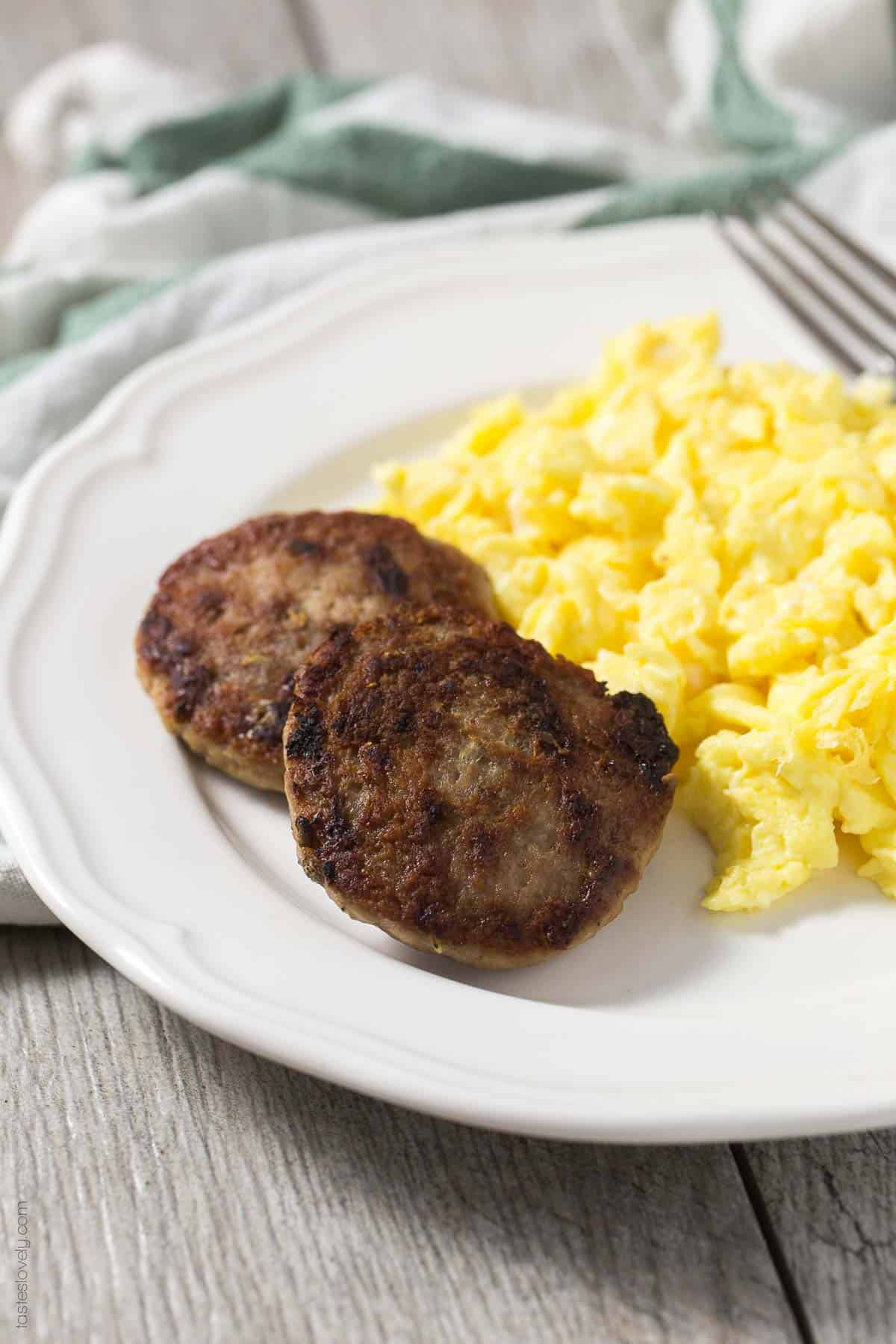 Homemade Paleo Breakfast Sausage Patties