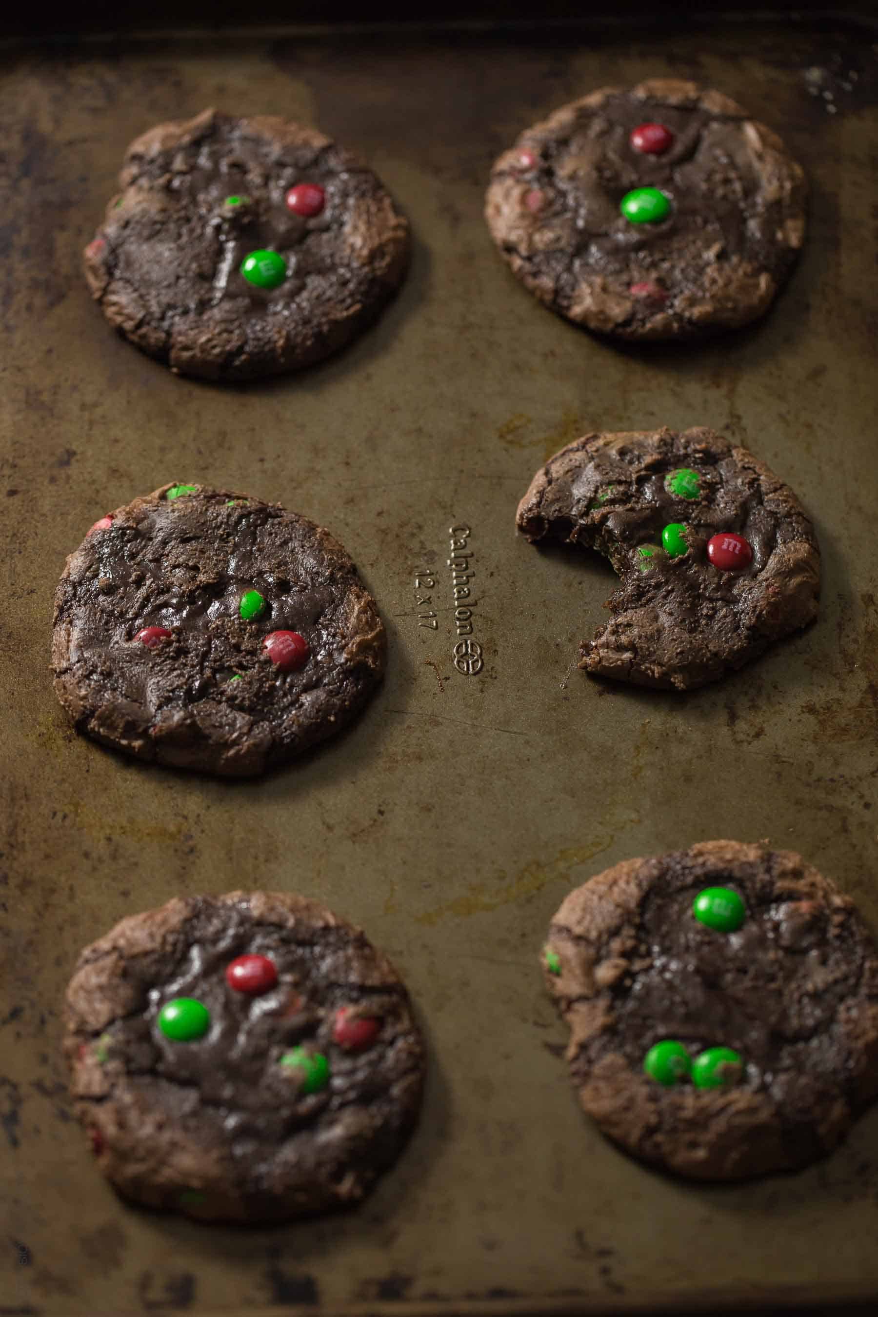 M&M’S® Brownie Mix Cookies - made from a box of brownie mix. Just 5 ingredients and 20 minutes!