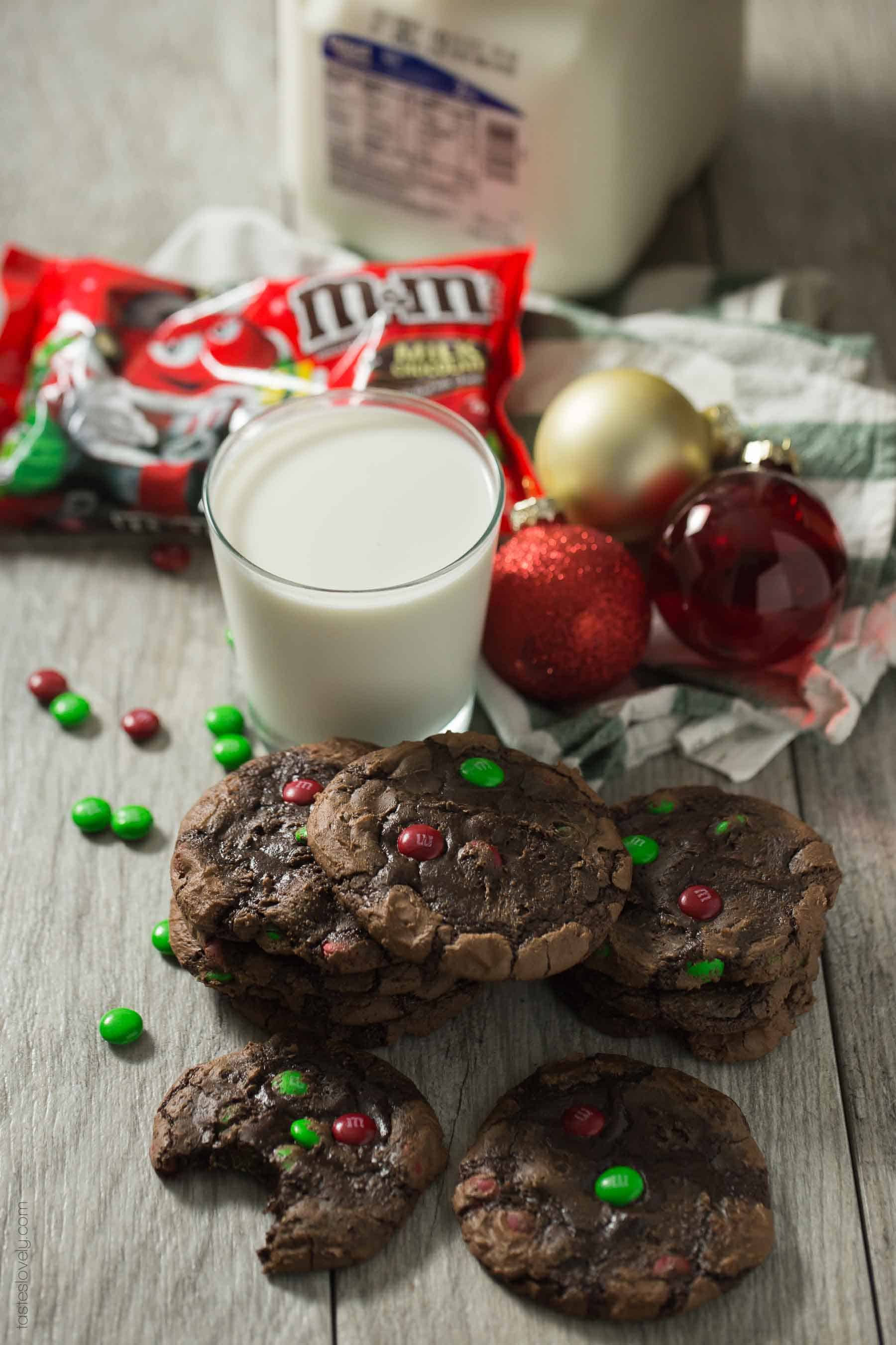 M&M’S® Brownie Mix Cookies - made from a box of brownie mix. Just 5 ingredients and 20 minutes!