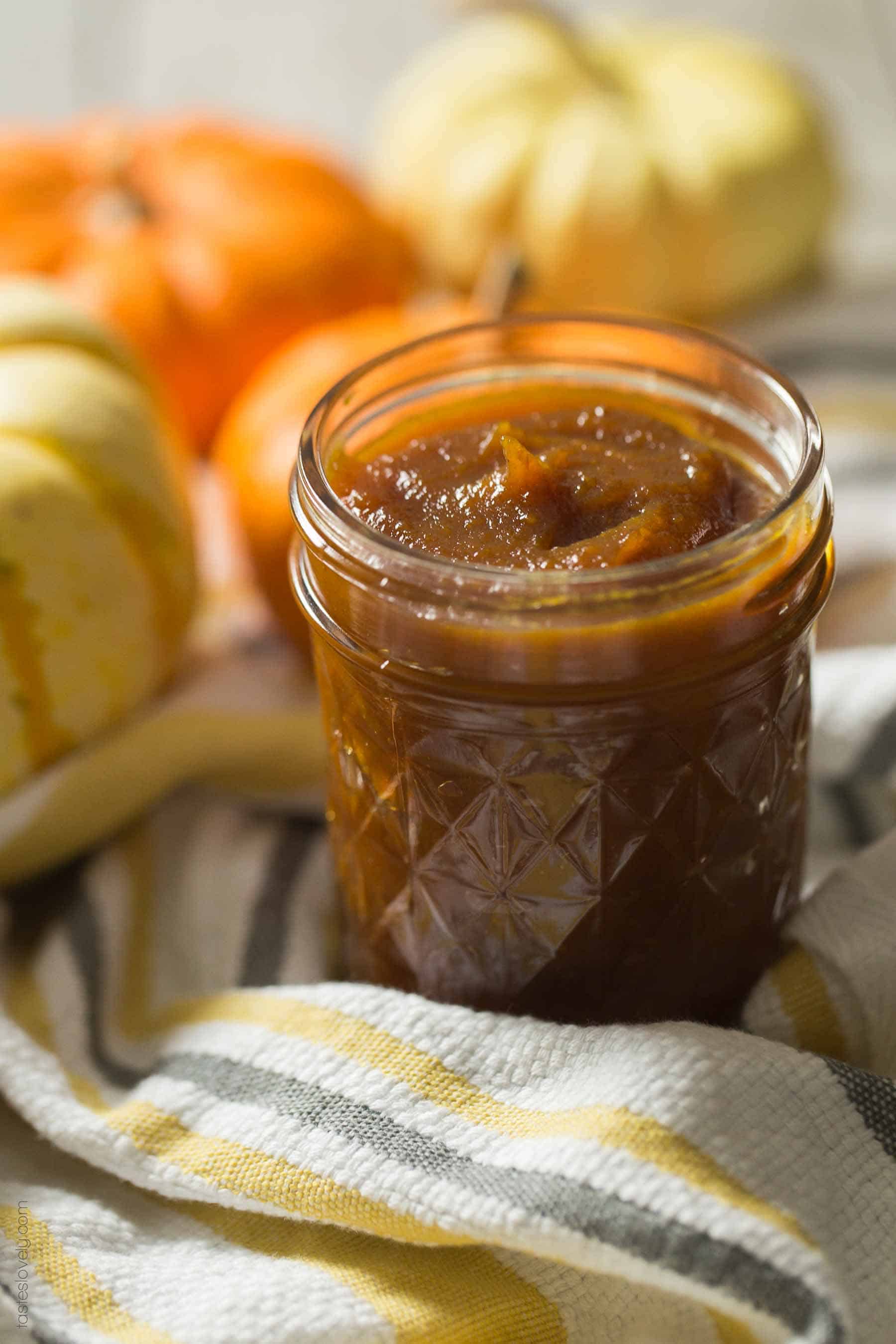 Paleo Pumpkin Butter, ready in 30 minutes! (gluten free, paleo, refined sugar free)