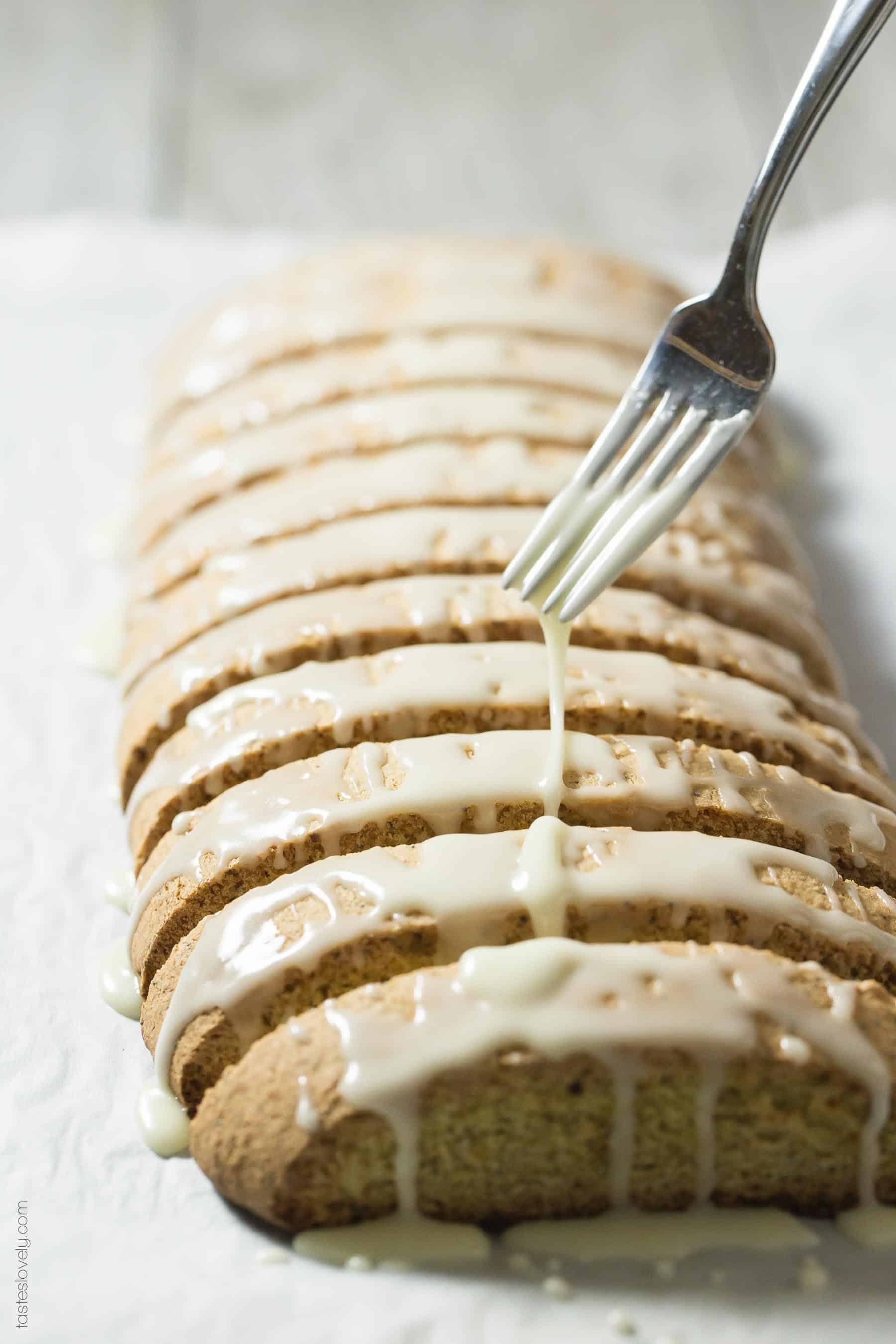 Orange Poppy Seed Biscotti - made with no butter so they're dairy free!