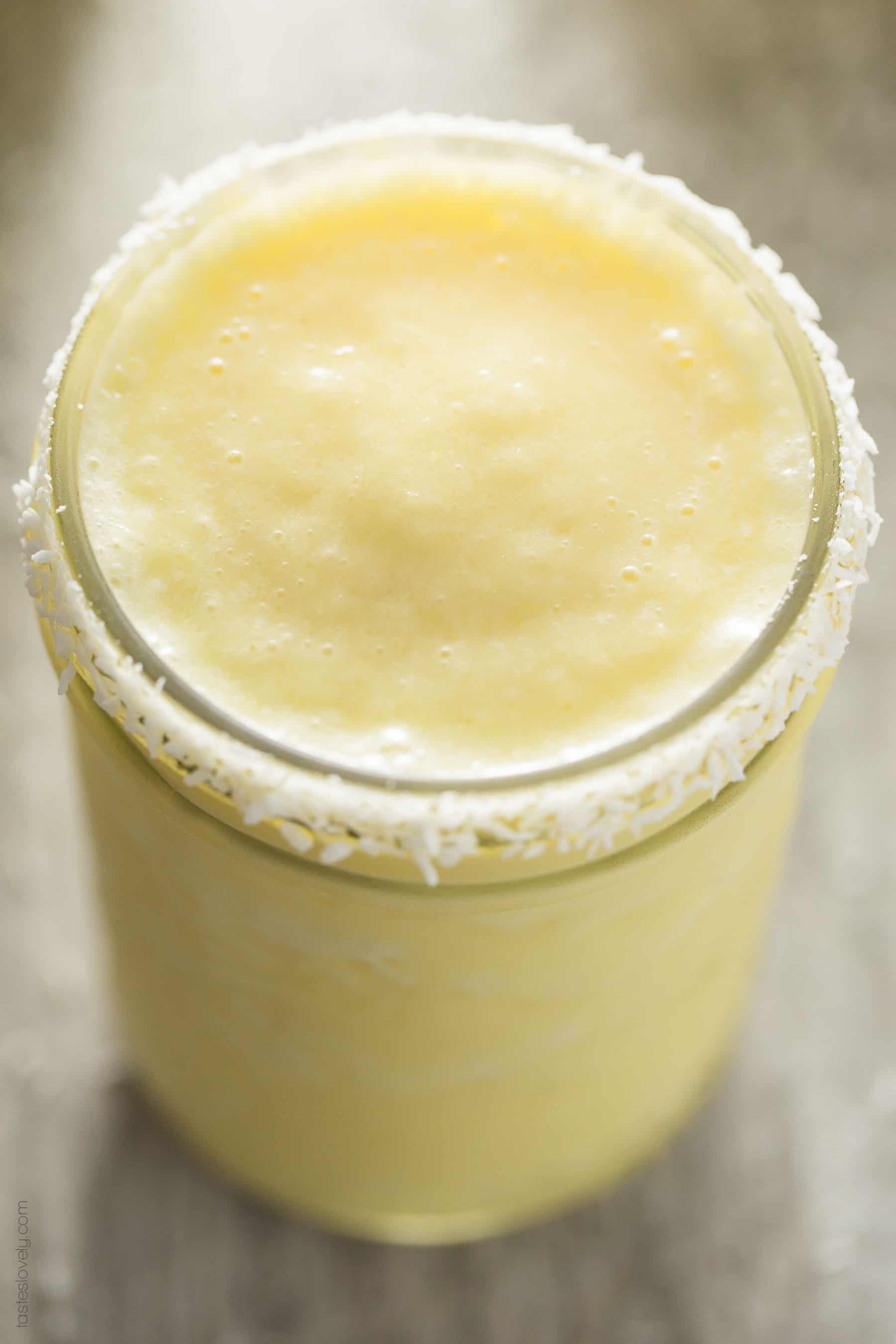 Tropical Pineapple Orange Smoothie - citrusy and bright breakfast smoothie (paleo, gluten free, dairy free, Whole30, vegan)