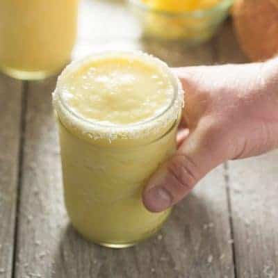 Tropical Orange Pineapple Smoothie | tasteslovely.com