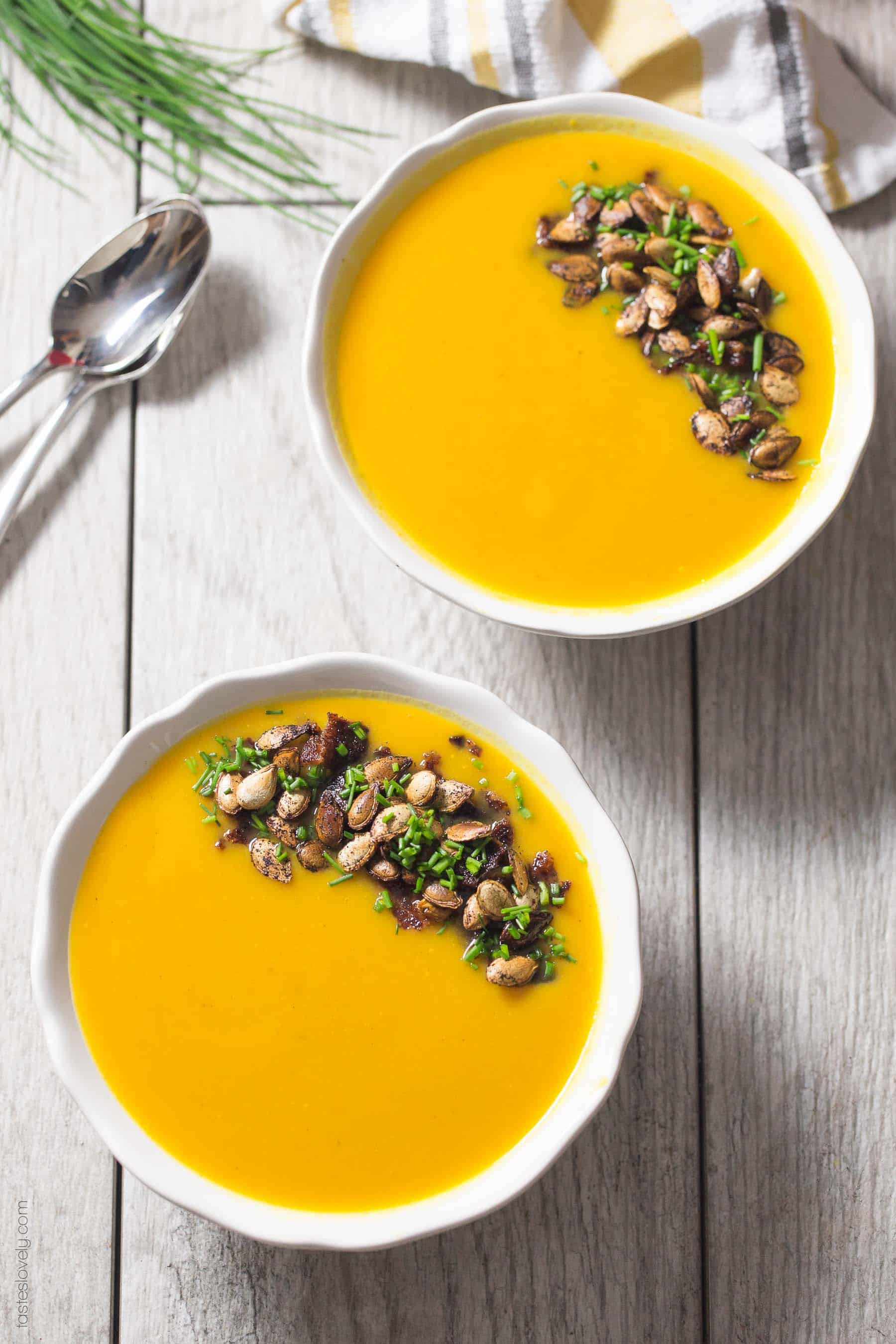 Paleo Roasted Butternut Squash Soup - Tastes Lovely