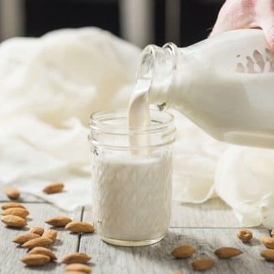 Paleo + Whole30 Almond Milk | tasteslovely.com