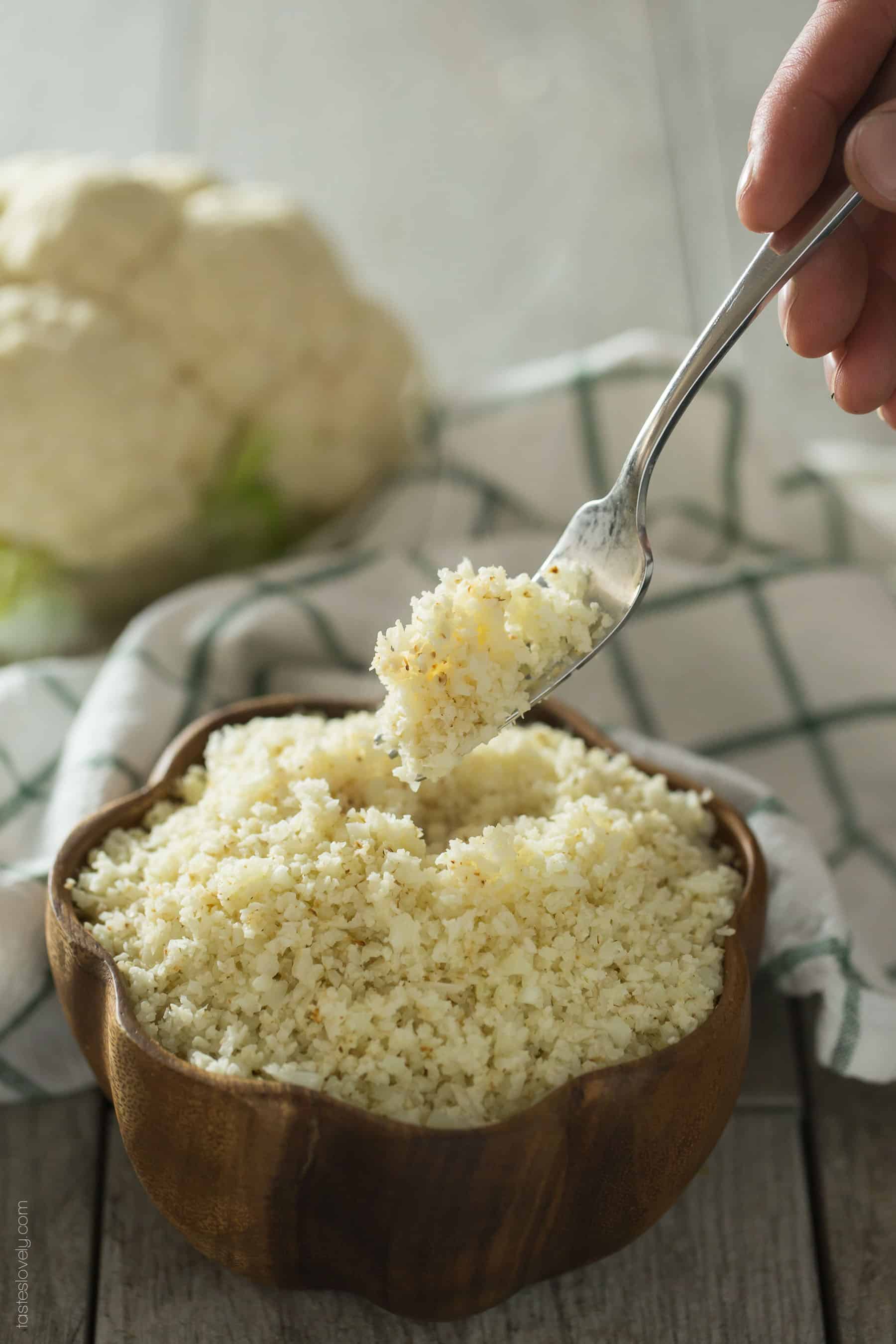 Homemade Cauliflower Rice