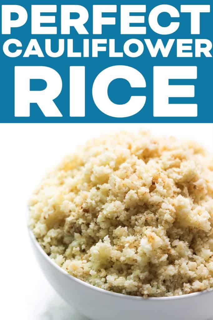 Homemade Cauliflower Rice (Paleo, Whole30) - Tastes Lovely