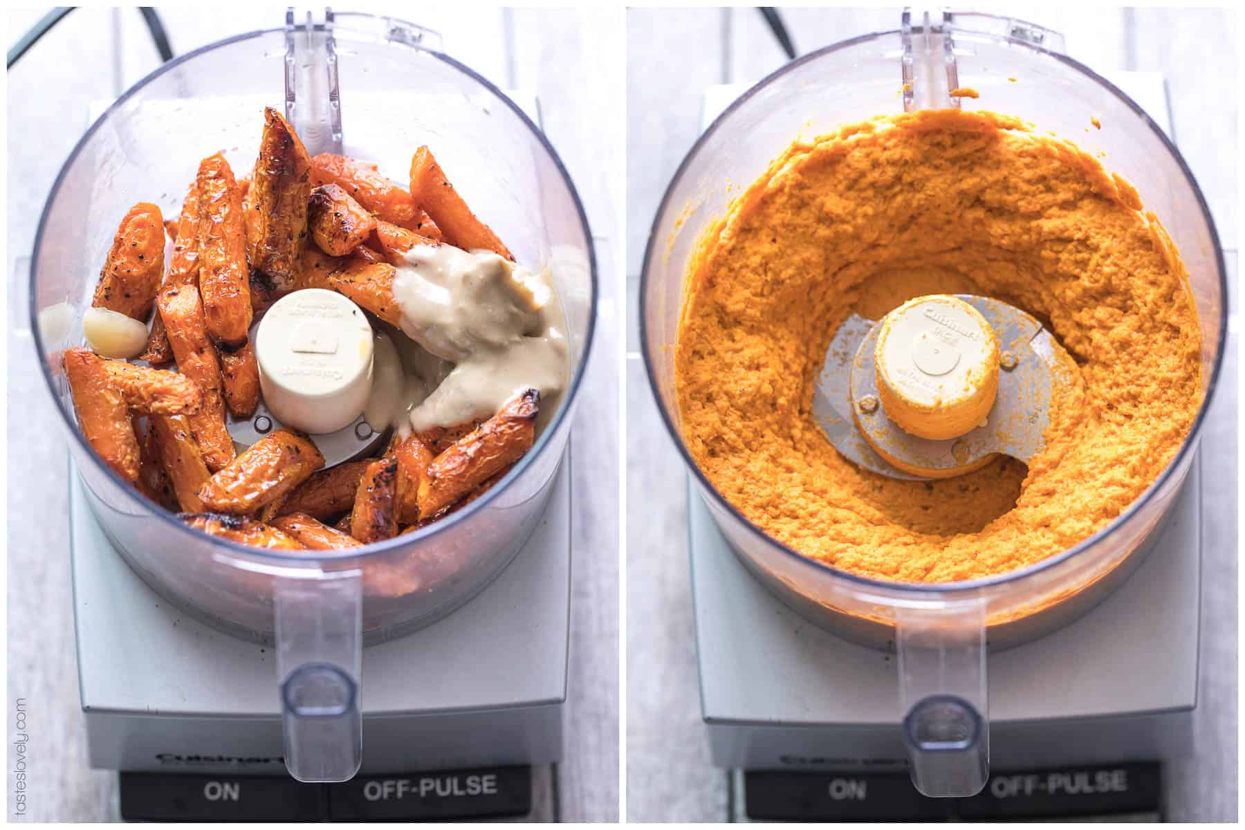 Paleo & Whole30 Roasted Carrot Dip - a delicious and healthy appetizer everyone loves! Gluten free, grain free, dairy free, sugar free, low carb, vegan, clean eating.