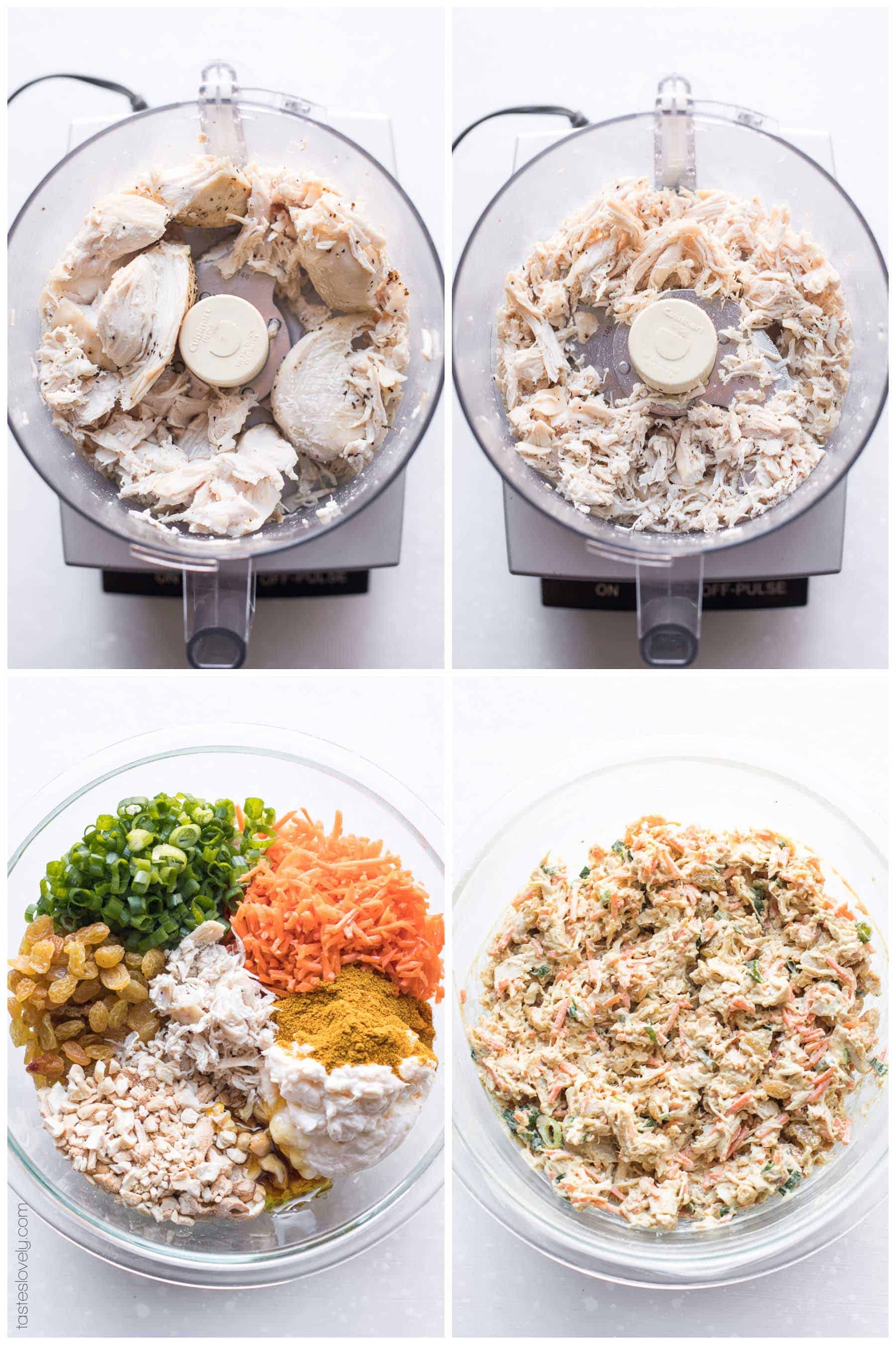 Curried Chicken Salad with Cashews (Paleo, Whole30, Gluten Free, Dairy Free, Refined Sugar Free)