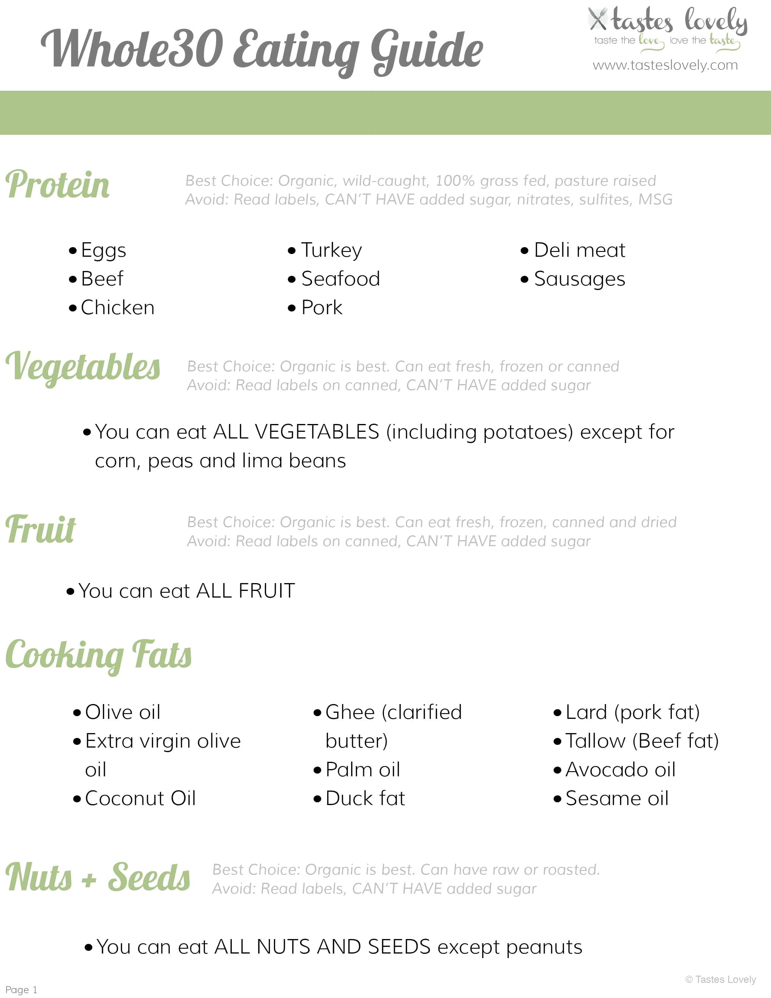 Pcos Diet Chart Pdf