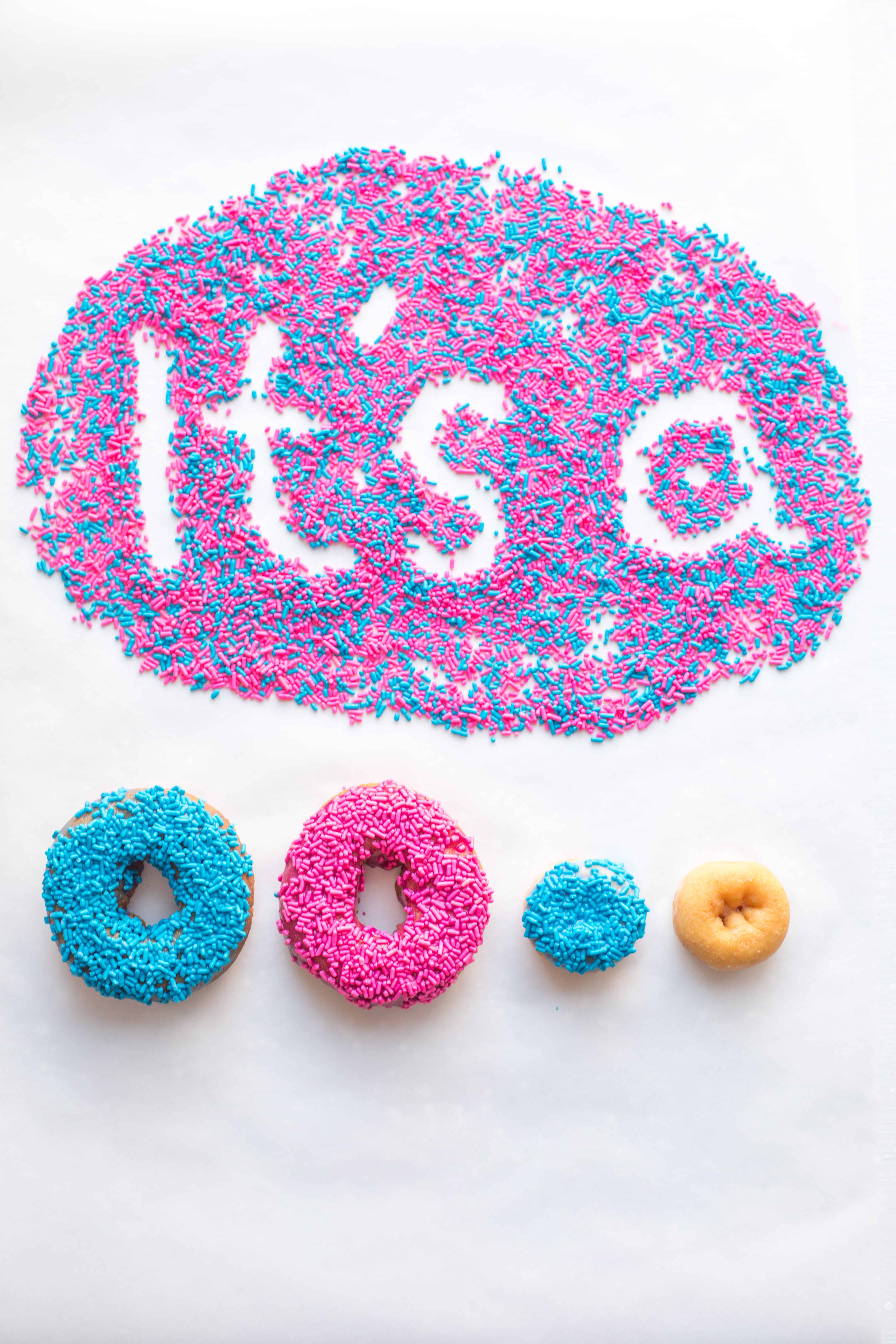 Donut Gender Reveal Idea