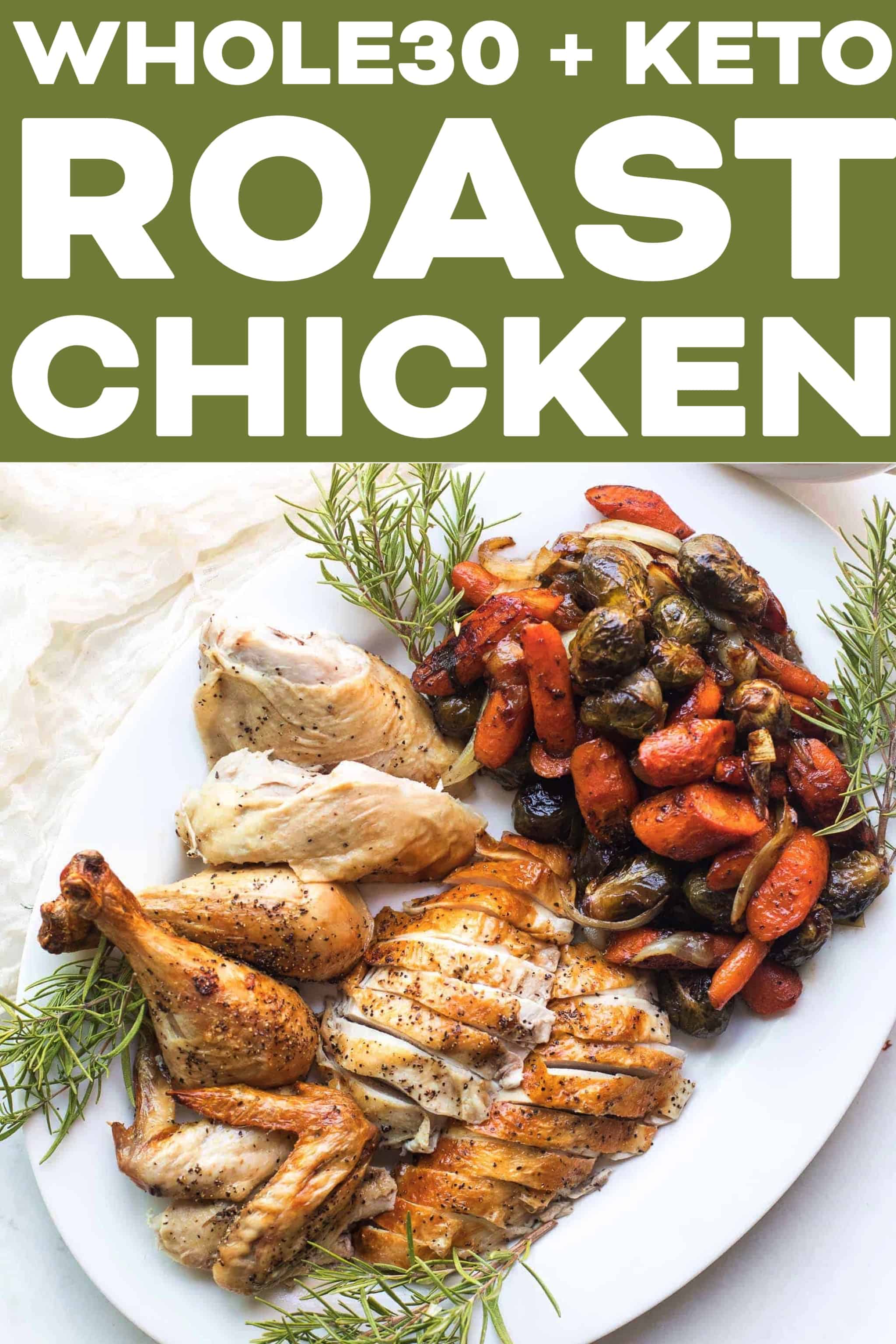 Whole30 + Keto Perfect Roast Chicken - Tastes Lovely