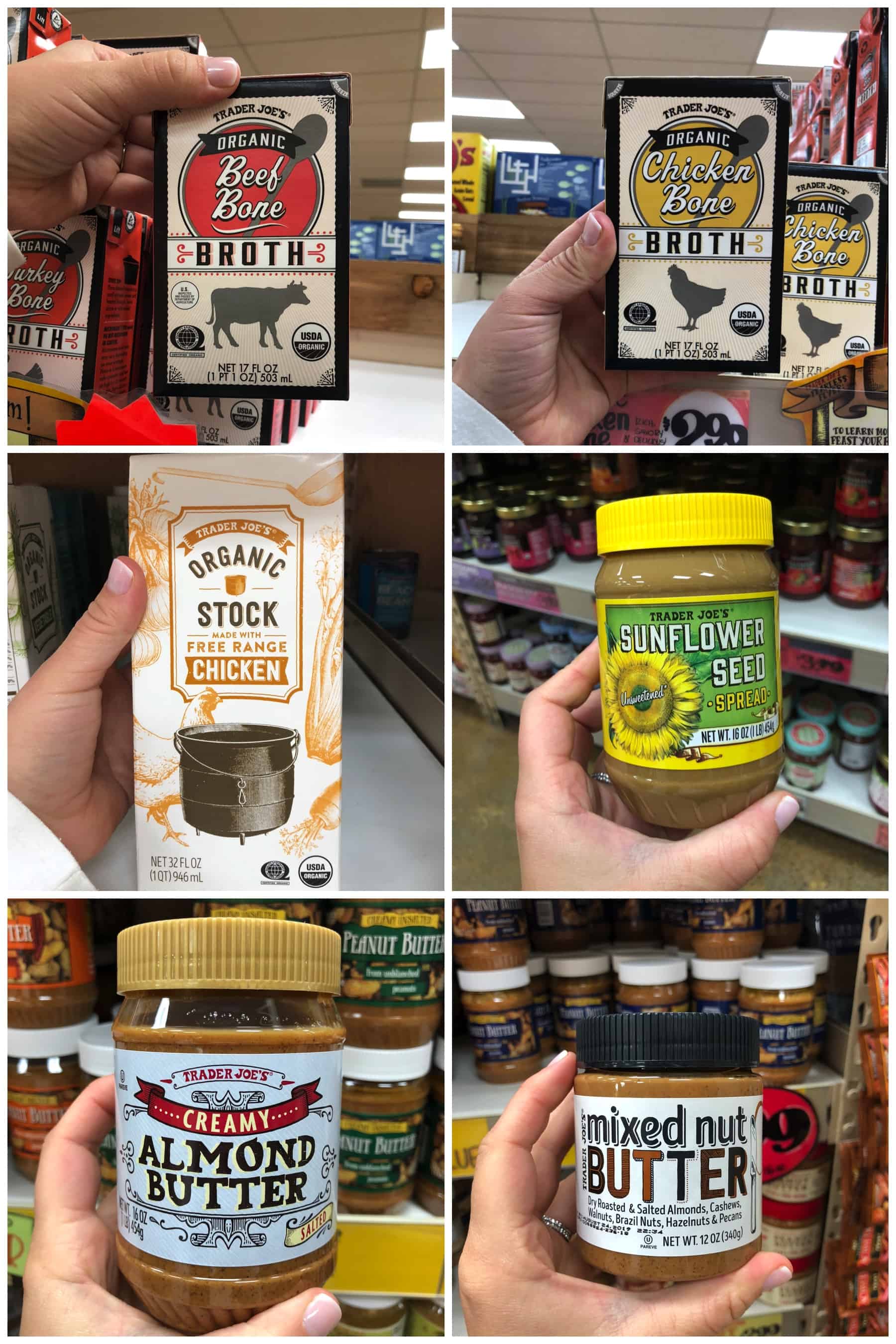 photos of pantry staples at trader joe's 