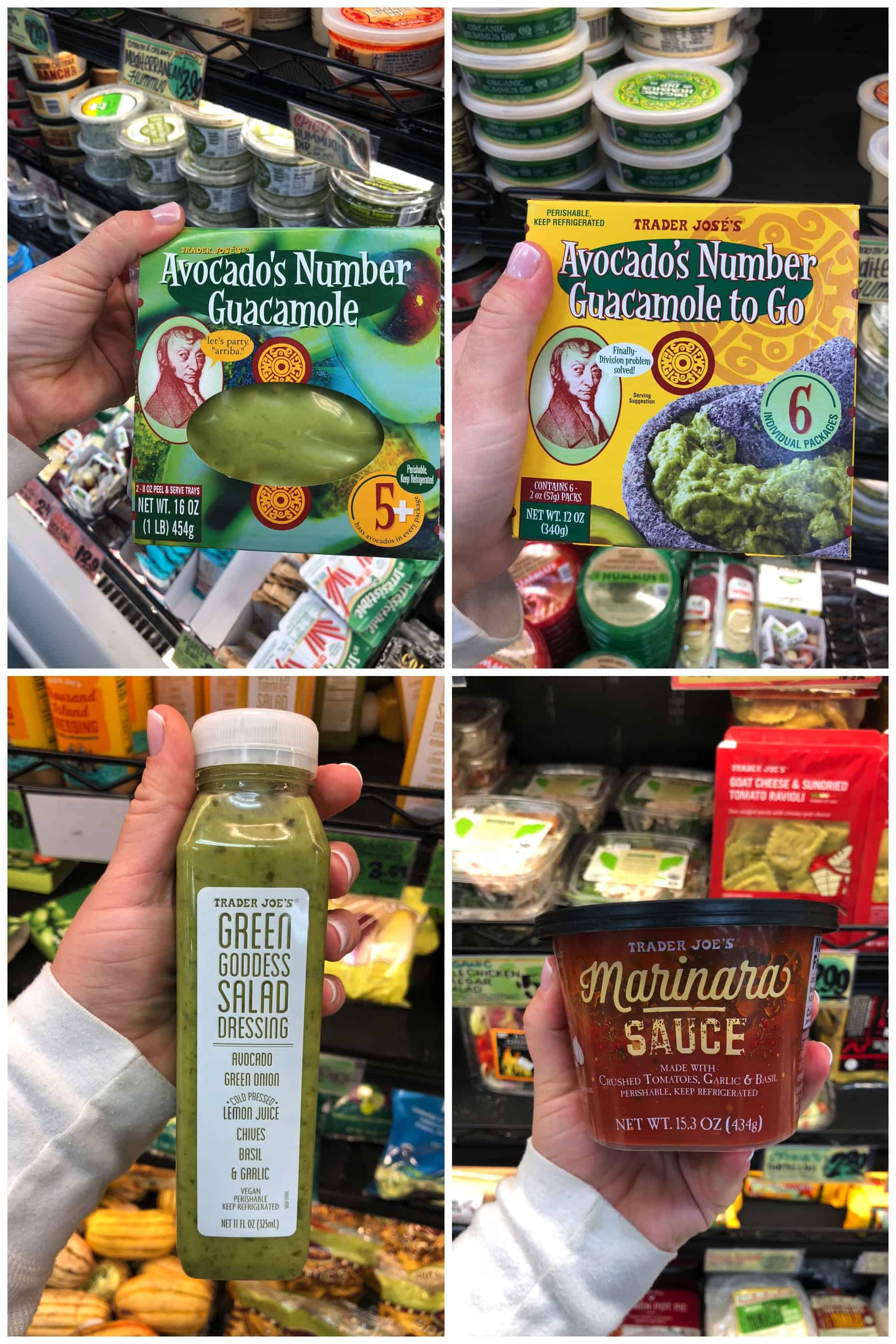 dips and sauces on whole30 shopping list at Trader Joe's 