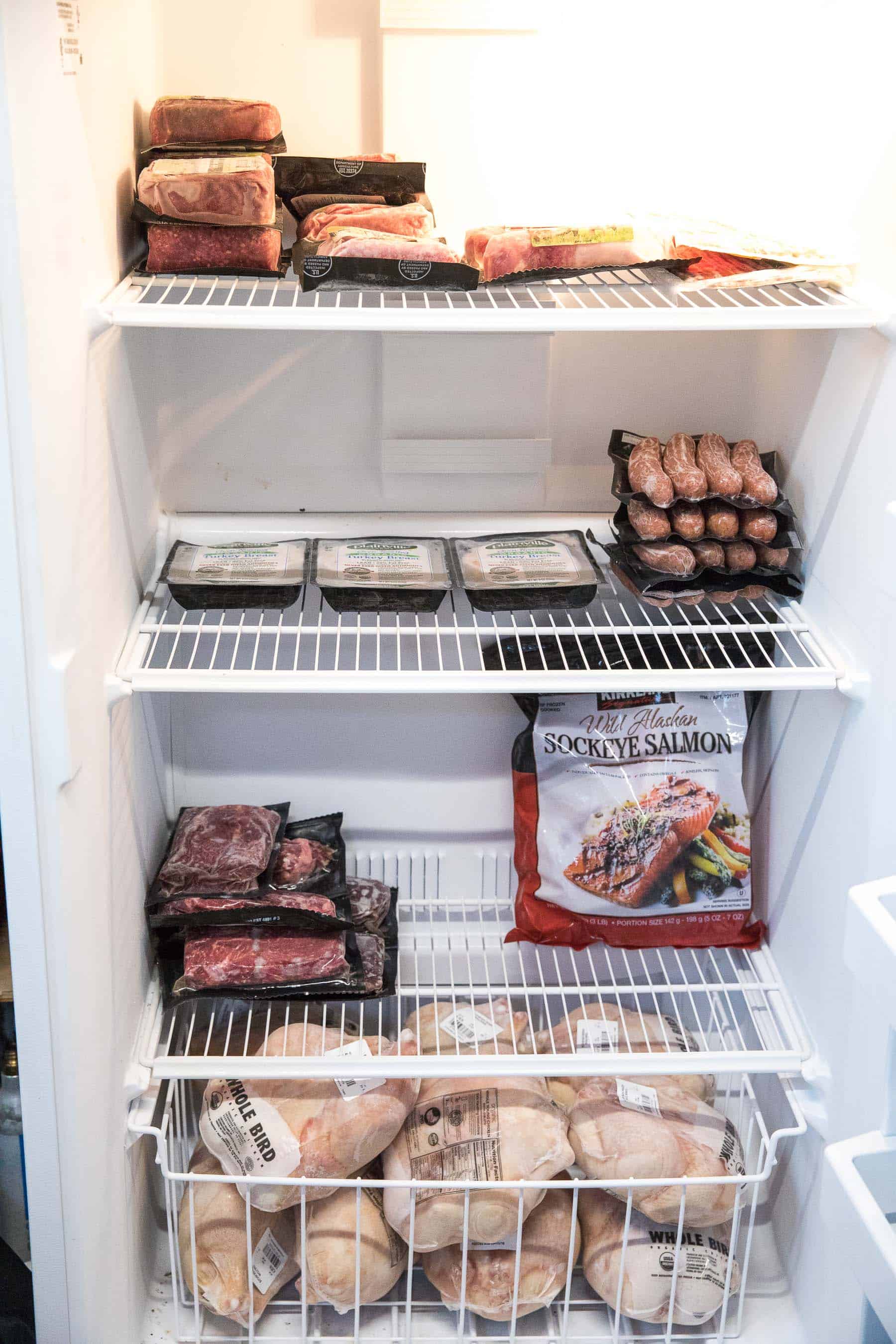 Whole30 stocked freezer