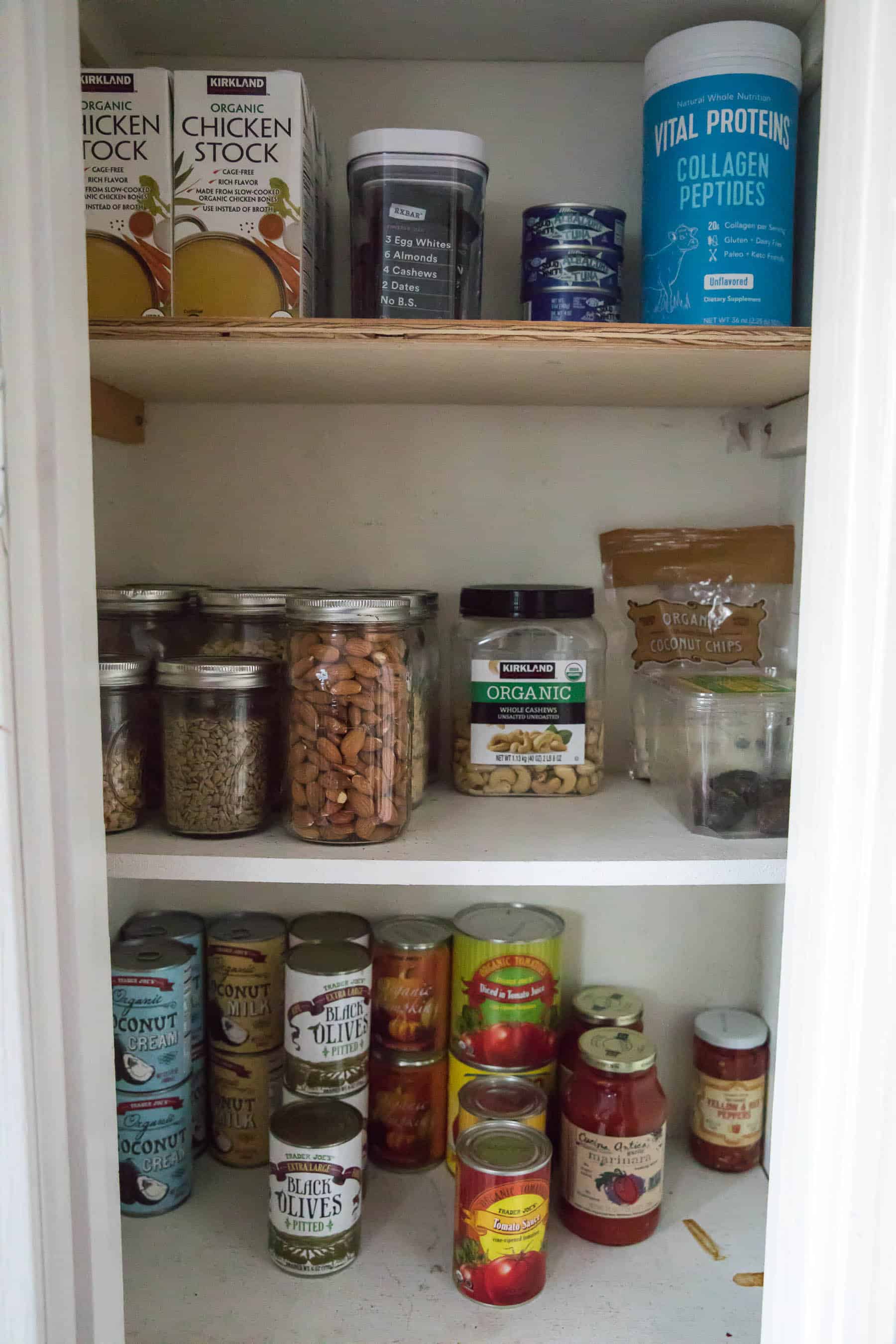 Whole30 stocked pantry