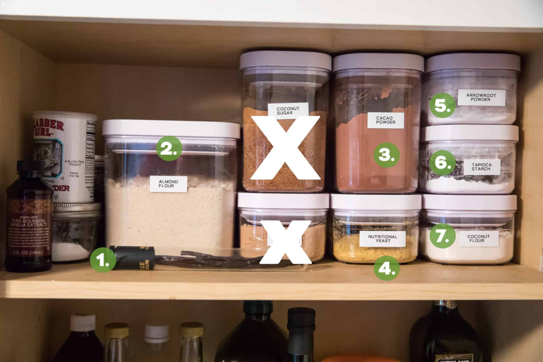 Whole30 stocked spice cabinet