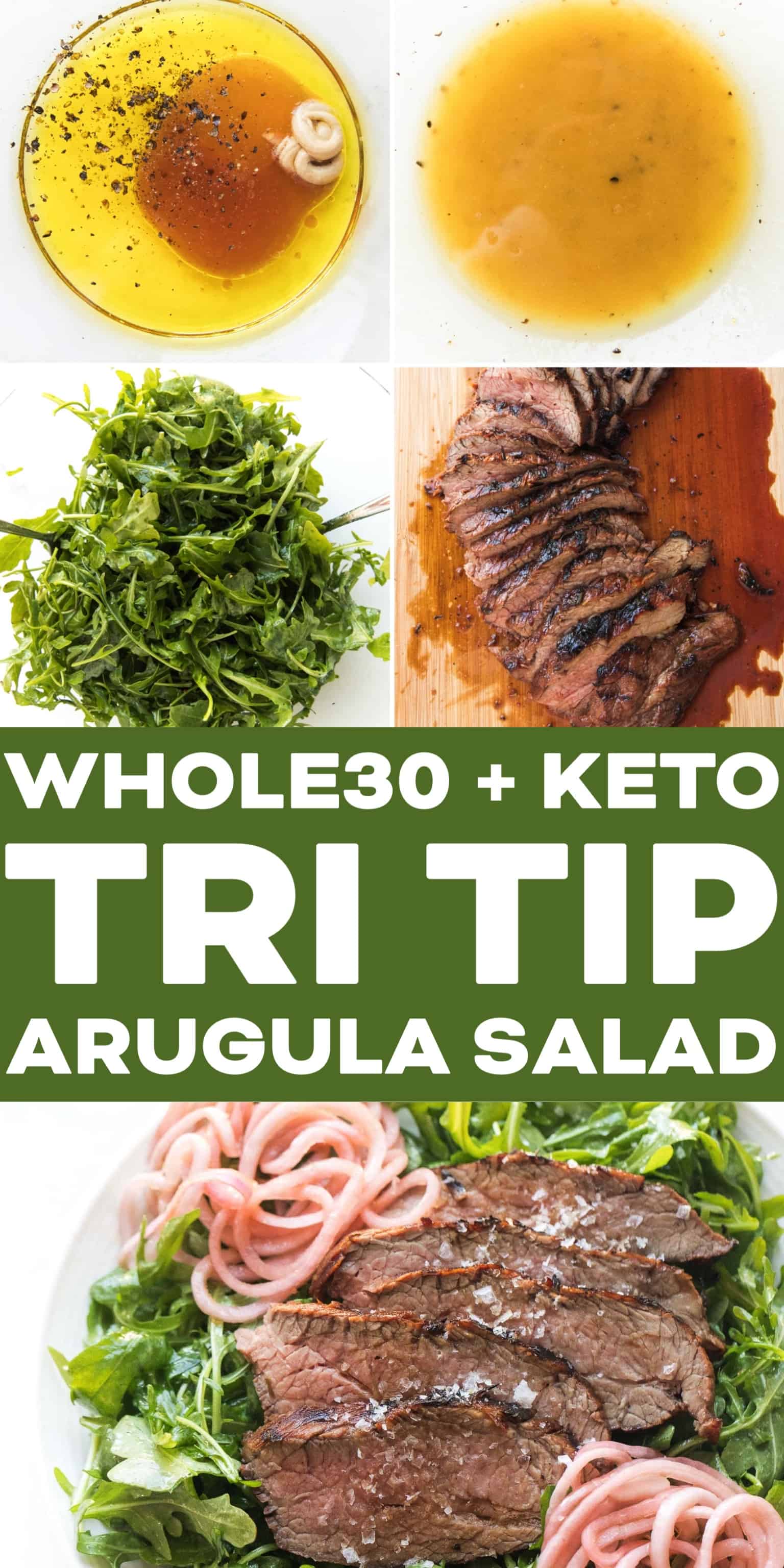 Whole30 Tri Tip Arugula Salad Keto Paleo Tastes Lovely