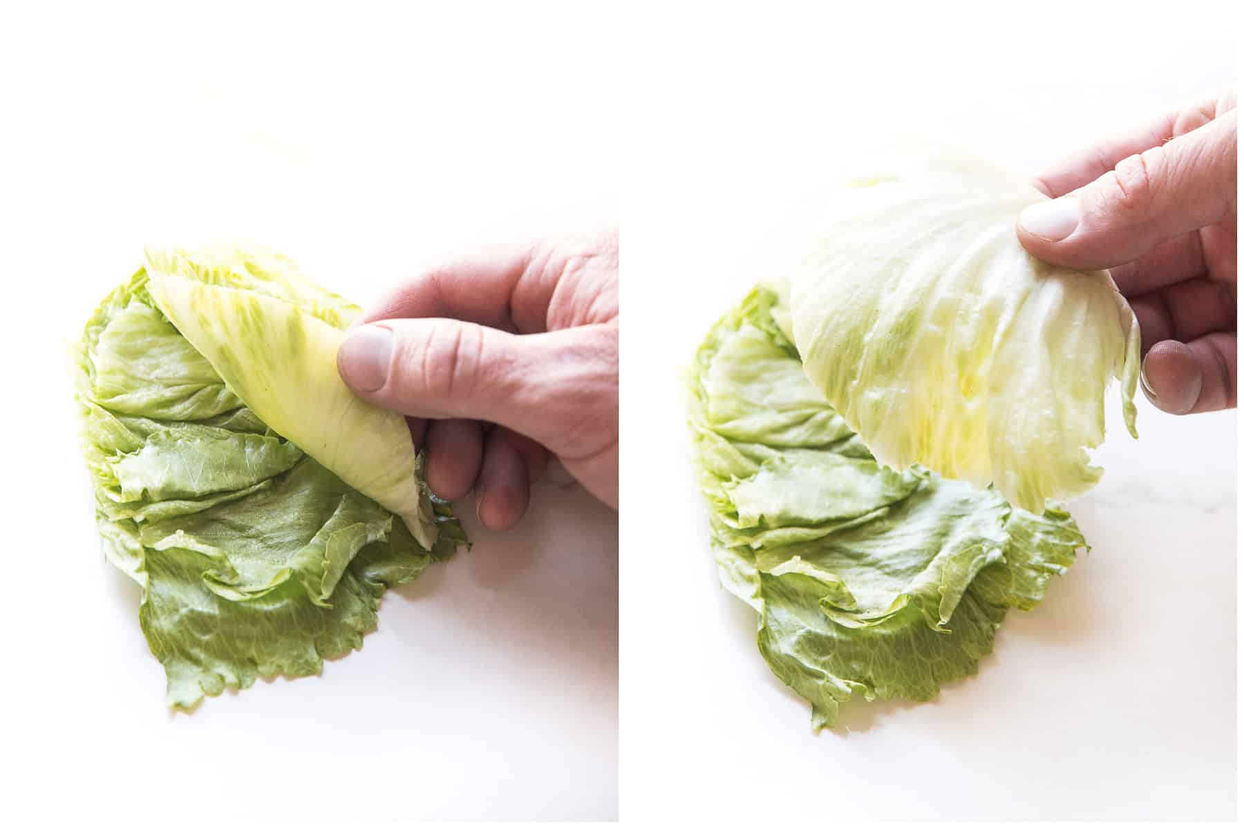 how to cut iceberg lettuce for lettuce wrapped burger and sandwich buns