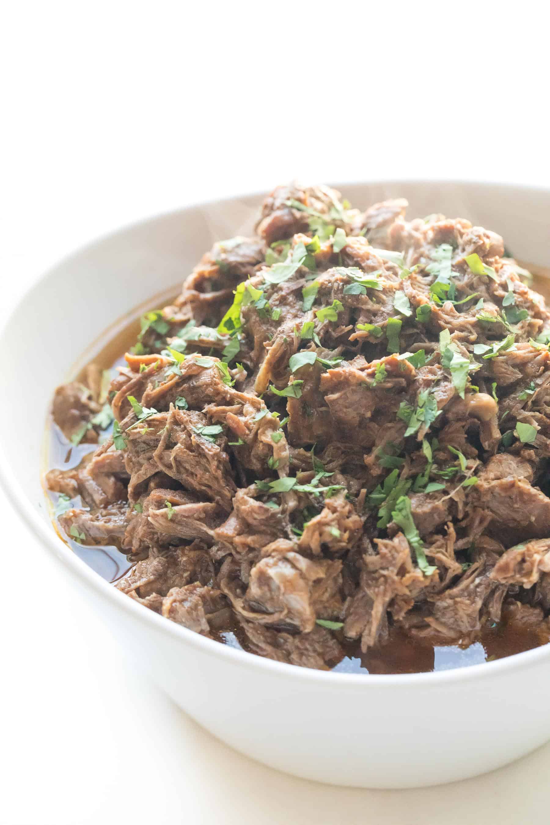 barbacoa in a white bowl