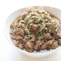 barbacoa in a white bowl