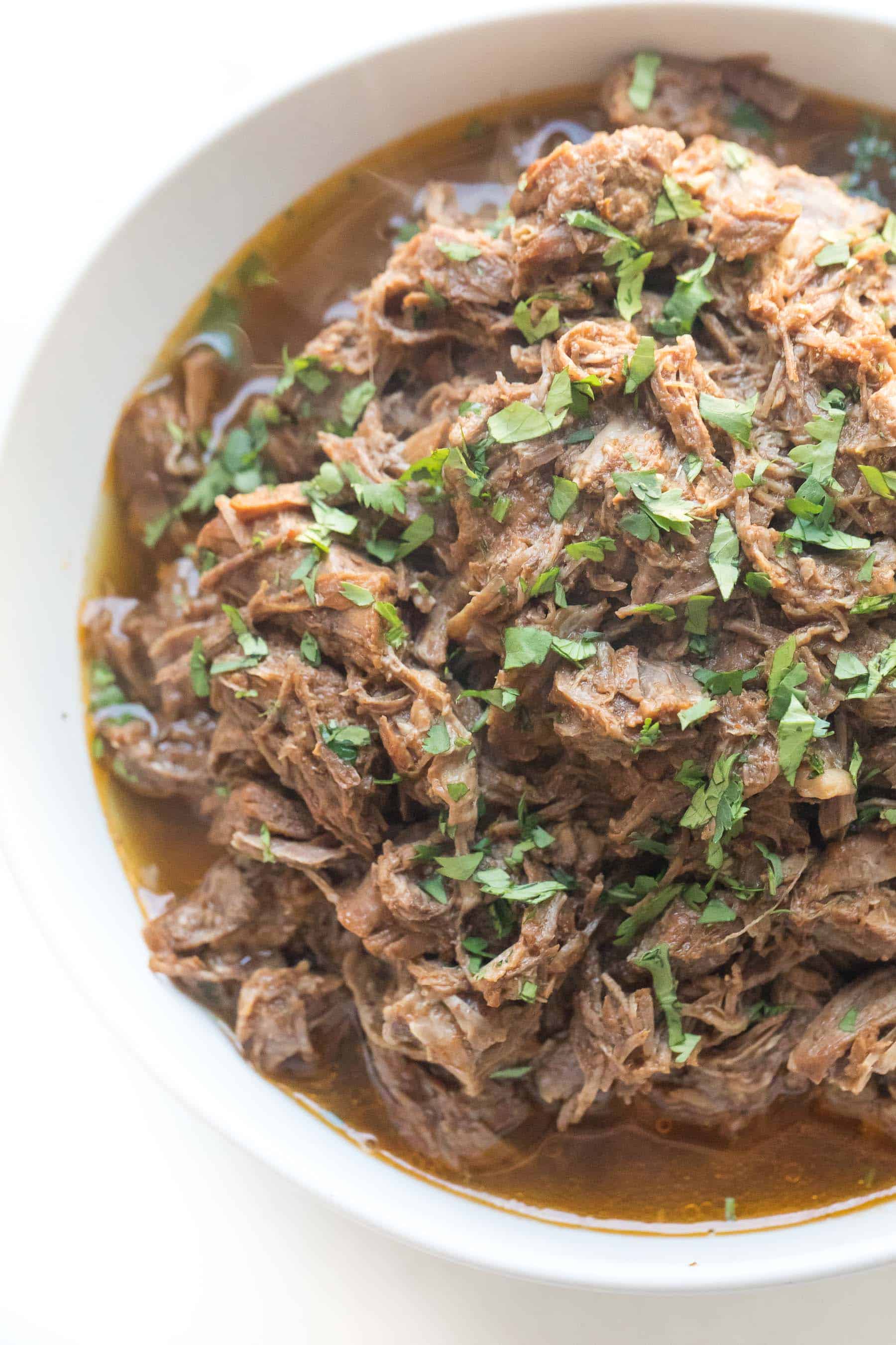 barbacoa in a white bowl