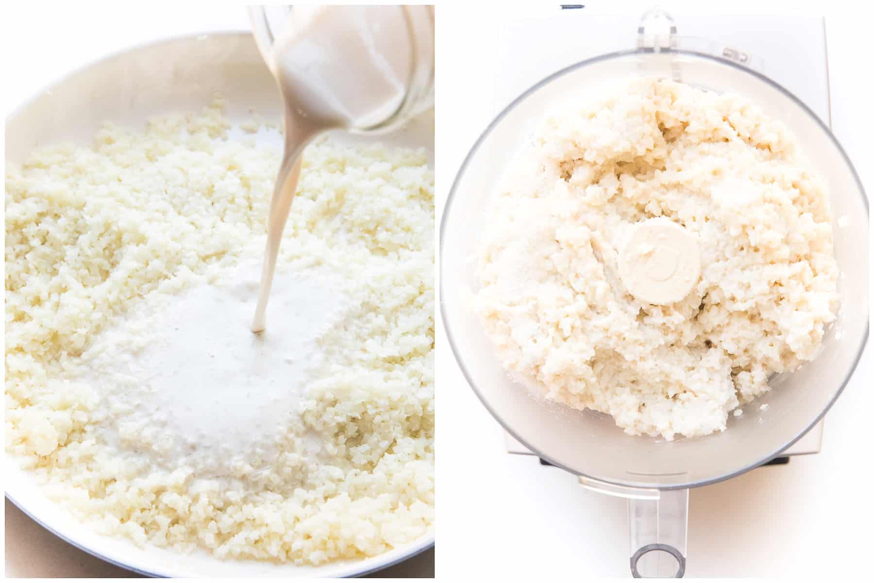 steps to making creamy cauliflower mash