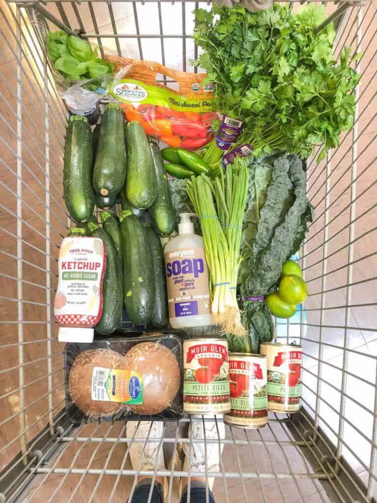 clean eating whole30 keto grocery haul at sprouts