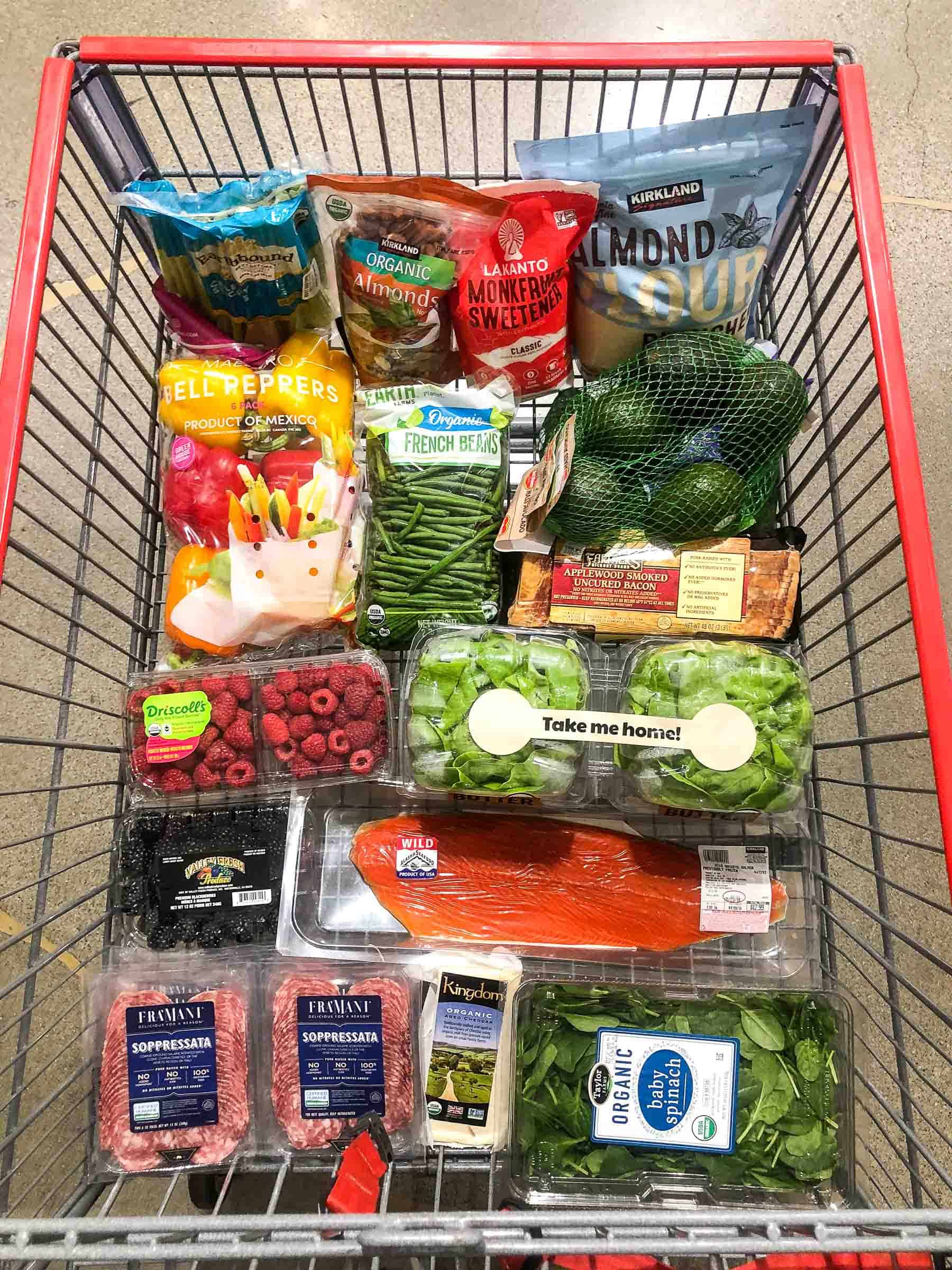 whole30 keto grocery haul groceries costco