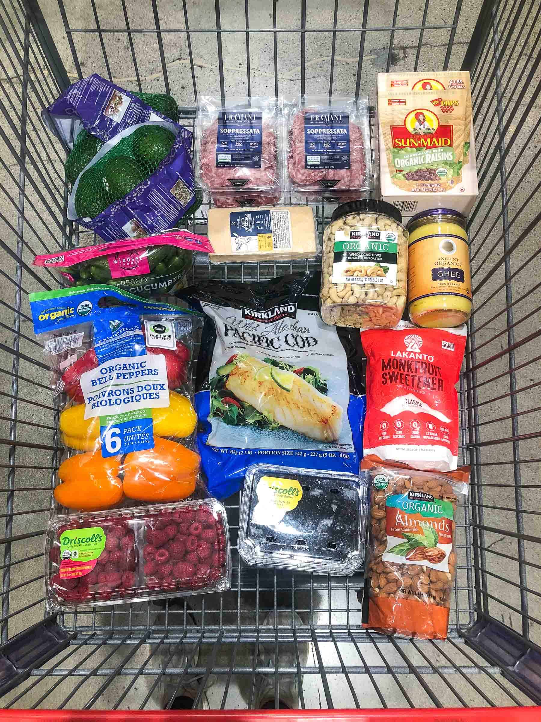 Whole30 + keto grocery haul costco