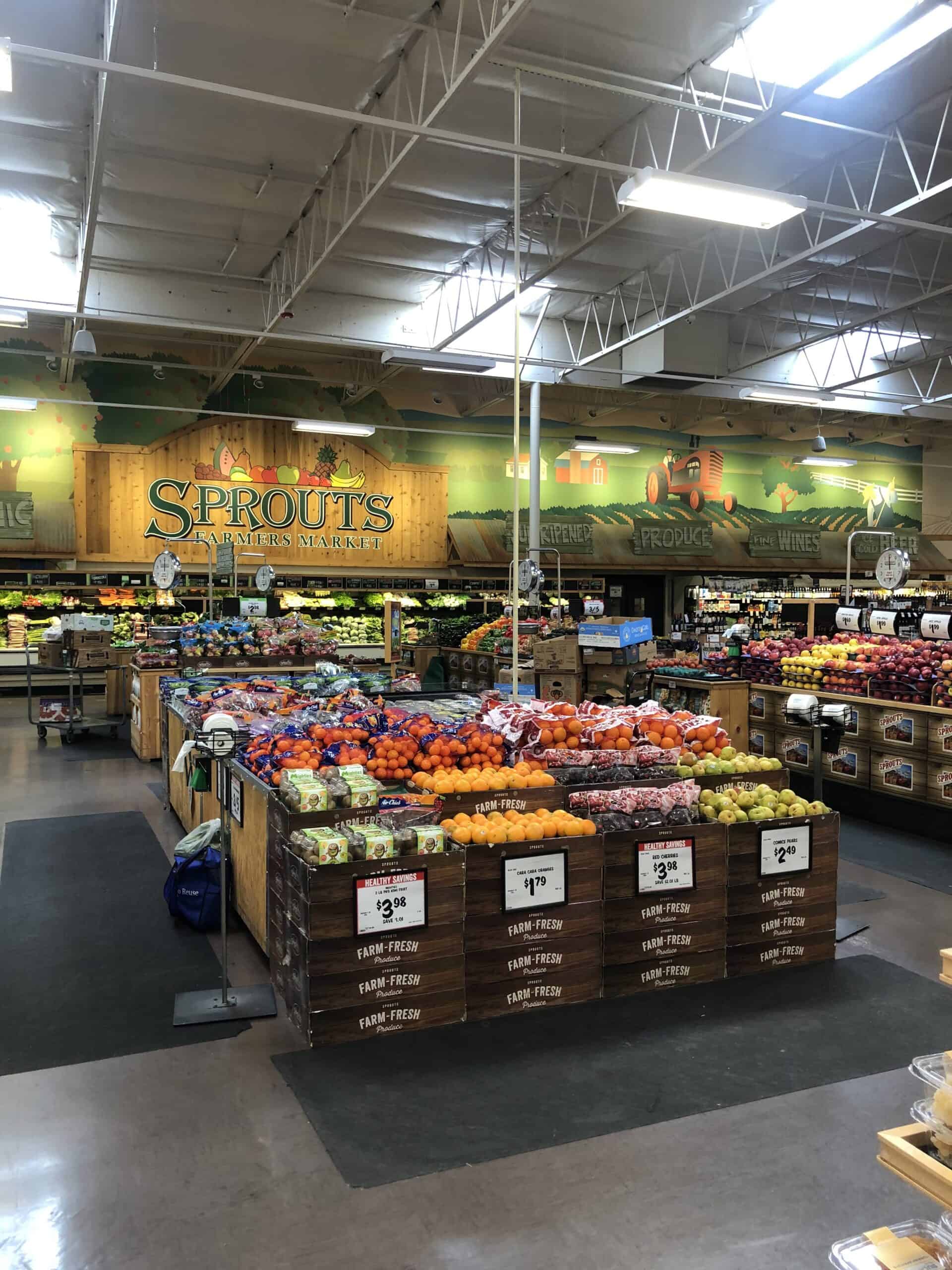 sprouts grocery store produce department