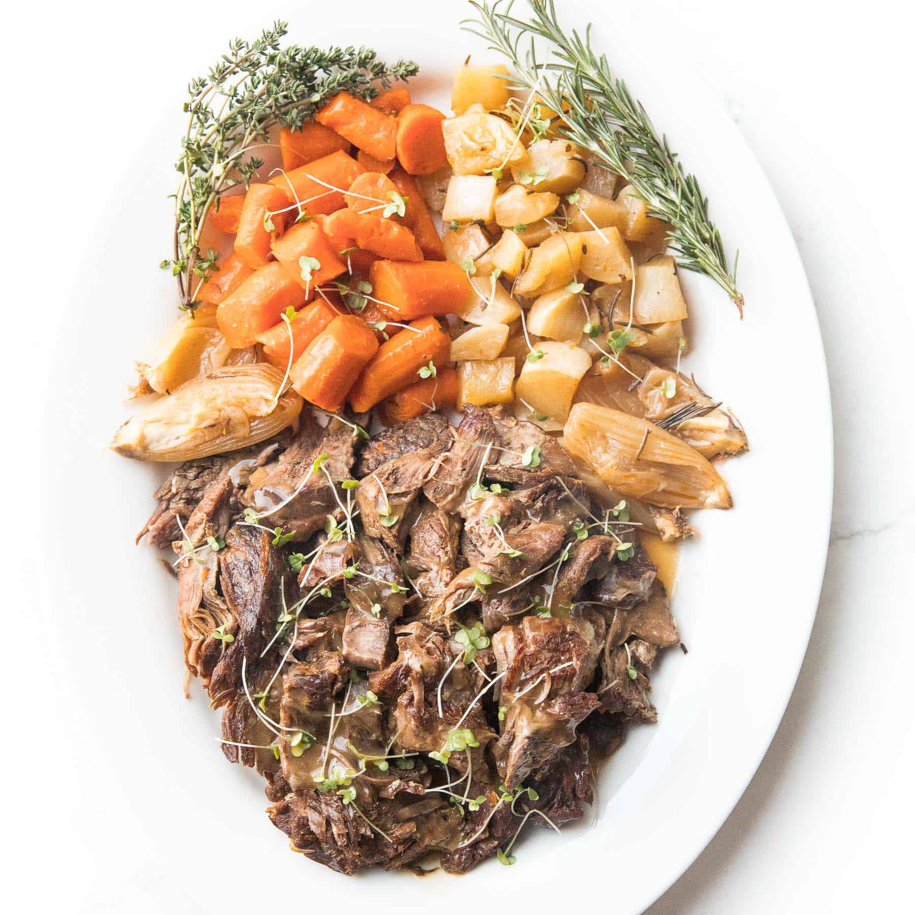 Easy Instant Pot Pot Roast and Veggies (Whole30, Paleo, GF) - Whole Kitchen  Sink