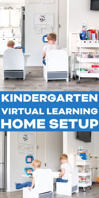 Our Virtual Learning Home Setup - Tastes Lovely