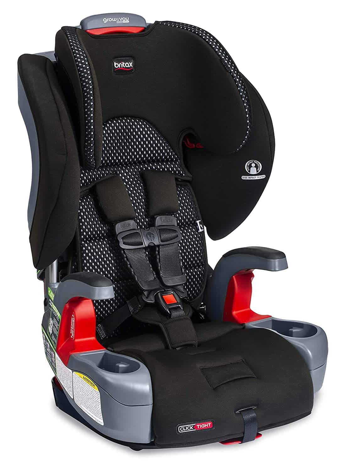 britax grow with you car seat 3 across in a toyota 4runner