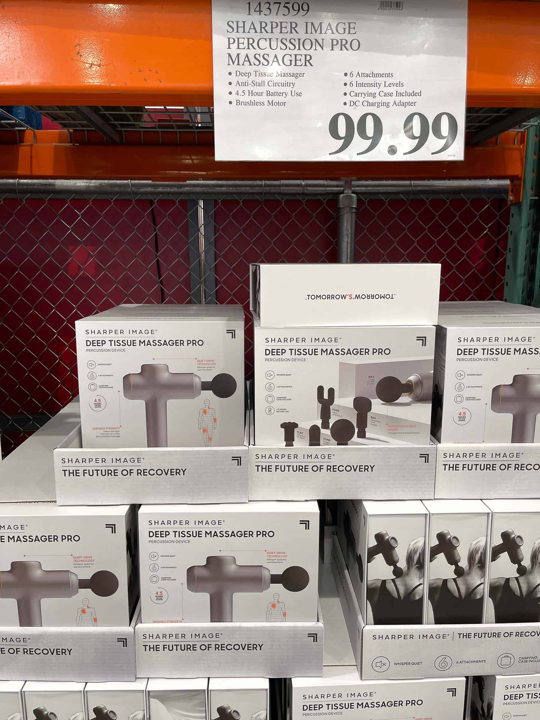 sharper image precision massage gun at costco